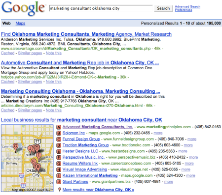 Marketing Consultant Oklahoma City