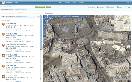Microsoft HSBC London Bird’s Eye