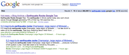 Google Search Results