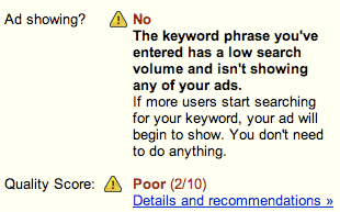 Quality Score 2 No+Poor