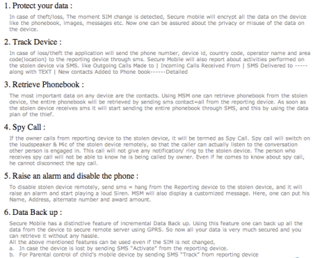 Cell Phone Monitoring Application