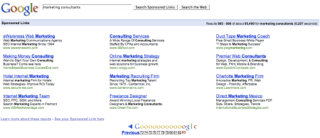 Marketing Consultants