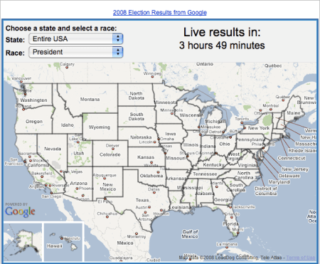 2008 Election Results