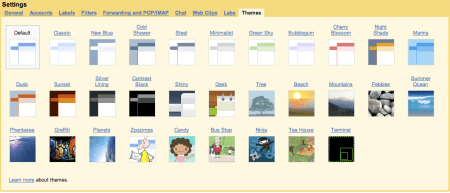 30 New Gmail Themes