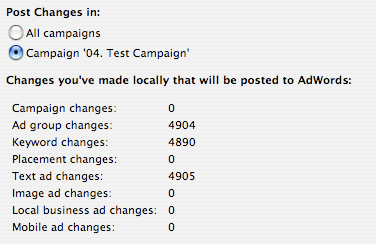 Adwords Editor Account Post
