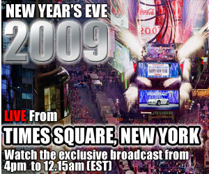 Times Square Ball Drop Live 2009