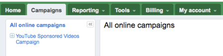 Google Adwords Beta Campaigns Tab