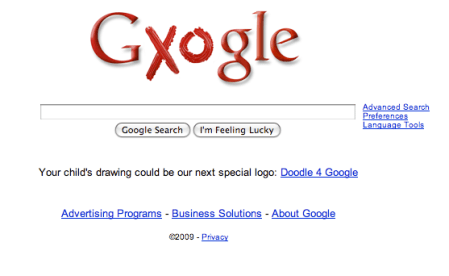 Gxogle Valentine's Day 2009