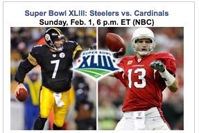 Superbowl 2009 Start Time