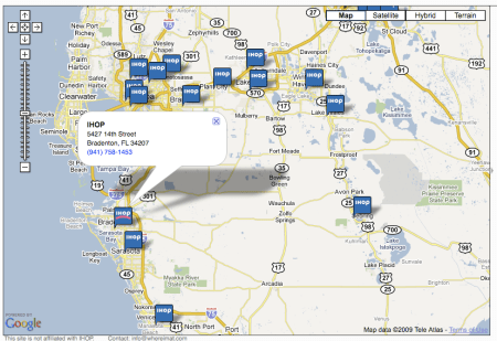 WhereImAt.com Map View