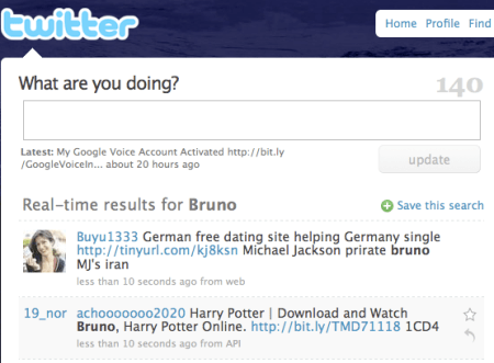 Pirates Pushing Illegal Movie Downloads via Twitter