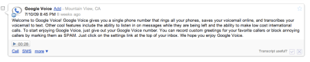 Welcome To Google Voice
