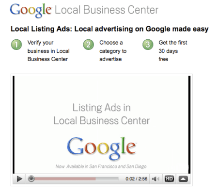 Google Local Listing Ads