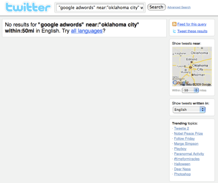Real Time Search Google Adwords