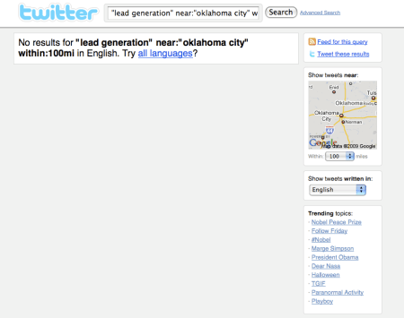 Real Time Search Lead Generation