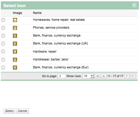 Google Service Icons