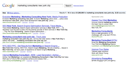 Marketing Consultants New York City