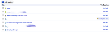 Google Webmaster Tools Favicons