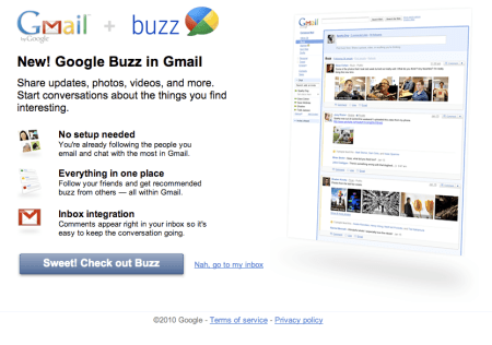 Gmail Buzz In Every Inbox