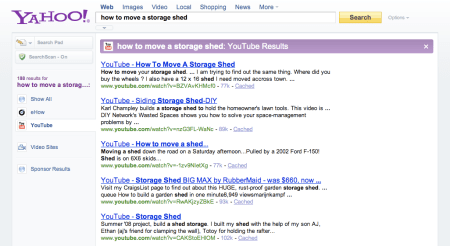 Yahoo YouTube Results