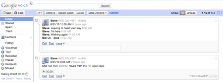 Google Voice Account