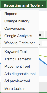 Adwords Reporting and Tools