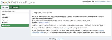 Google Certification Program