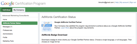 Google AdWords Certified Partner