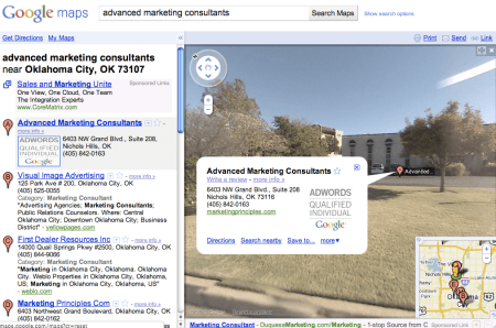 Google Street View Advanced Marketing Consultants