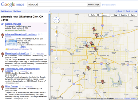 Google Maps Location Set