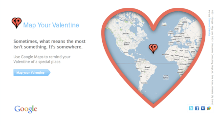 Google Map Your Valentine Google Map Your Valentine