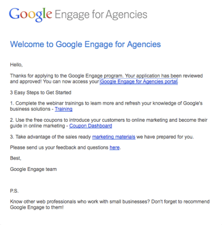 Welcome To Google Engage For Agencies
